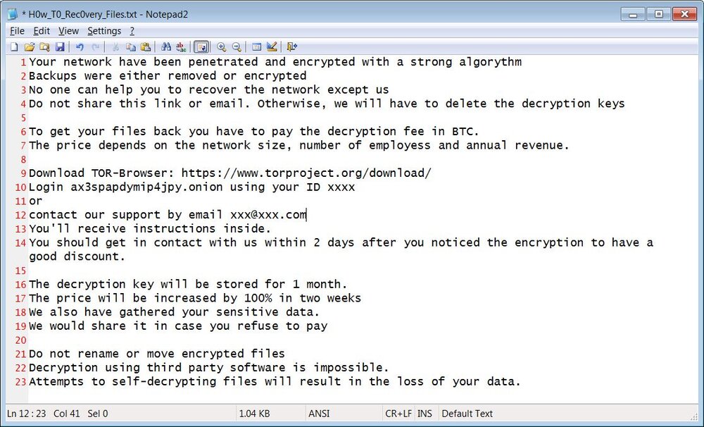 PwndLocker Ransom Note